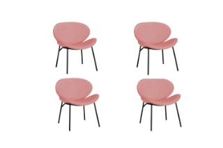 Picture of Test No Order - VINTAGE Accent Chair (Pink) - 4 Chairs in 1 Carton