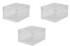 Picture of Test No Order - 3 X MONOLA Hard Shell Large Size Stackable Shoe Storage Box Unit