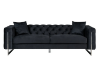 Picture of Test No Order - ASTRA Velvet Sofa Range (Black) - 3 Seater