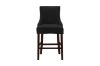 Picture of Test No Order - FRANKLIN Velvet Counter Chair Solid Rubber Wood Legs (Black)