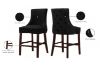 Picture of Test No Order - FRANKLIN Velvet Counter Chair Solid Rubber Wood Legs (Black)