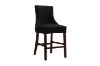 Picture of Test No Order - FRANKLIN Velvet Counter Chair Solid Rubber Wood Legs (Black) - Single