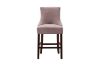 Picture of Test No Order - FRANKLIN Velvet Counter Chair Solid Rubber Wood Legs (Pink)