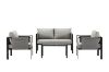 Picture of Test No Order - ECHO Outdoor 4PC Lounge Set with Coffee Table (Grey)