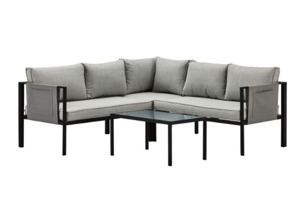 Picture of Test No Order - ECHO Sectional Outdoor Sofa Set with Coffee Table (Grey)