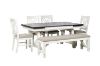 Picture of Test No Order - LINDOS 6PC Extension Dining Set (White)