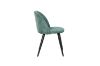 Picture of Test No Order - SOLIS Dining Chair with Black Metal Legs (Green)