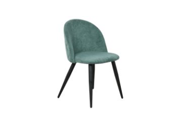 Picture of Test No Order - SOLIS Dining Chair with Black Metal Legs (Green)