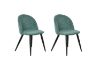 Picture of Test No Order - SOLIS Dining Chair with Black Metal Legs (Green)