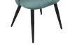 Picture of Test No Order - SOLIS Dining Chair with Black Metal Legs (Green)