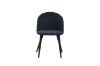 Picture of Test No Order - SOLIS Dining Chair with Black Metal Legs (Dark Blue)