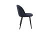 Picture of Test No Order - SOLIS Dining Chair with Black Metal Legs (Dark Blue)