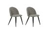 Picture of Test No Order - SOLIS Dining Chair with Black Metal Legs (Grey)