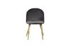 Picture of Test No Order - SOLIS Velvet Dining Chair with Wood Color Metal Legs (Grey)