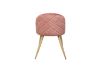 Picture of Test No Order - SOLIS Velvet Dining Chair with Wood Color Metal Legs (Rose Pink)