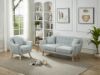 Picture of Test No Order - LUNA 3/2/1 Seater Sofa with Pillows (Light Grey)