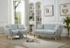 Picture of Test No Order - LUNA 3/2/1 Seater Sofa with Pillows (Light Grey)