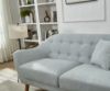 Picture of Test No Order - LUNA 3/2/1 Seater Sofa with Pillows (Light Grey)