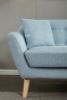 Picture of Test No Order - LUNA 3/2/1 Seater Sofa with Pillows (Light Blue)