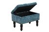 Picture of Test No Order - ROUX Velvet Storage Ottoman (Blue)