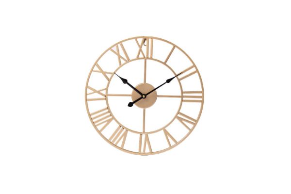 Picture of Test No Order - ROMA 60 Metal Wall Clock (Cream)