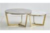 Picture of Test No Order - LUXE Ceramic Coffee Table (Golden Legs)