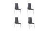 Picture of Test No Order - BONNIE Dining Chair (Smoky Black) - 4 Chairs in 1 Carton