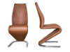 Picture of Test No Order - DIVA Z-Shape Dining Chair (Brown)