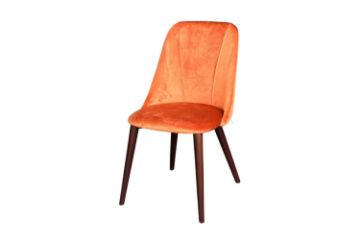 Picture of Test No Order - SOLACE Velvet Dining Chair (Orange)