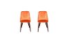 Picture of Test No Order - SOLACE Velvet Dining Chair (Orange) - Single