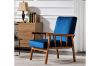 Picture of Test No Order - BARNHOUSE  Velvet Armchair (Blue)