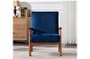 Picture of Test No Order - BARNHOUSE  Velvet Armchair (Blue)