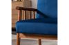 Picture of Test No Order - BARNHOUSE  Velvet Armchair (Blue)