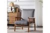 Picture of Test No Order - BARNHOUSE  Velvet Armchair (Grey)