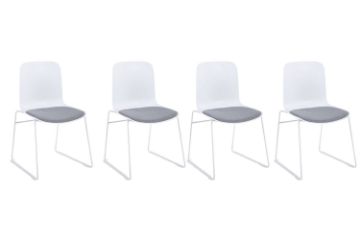 Picture of Test No Order - NEXUS Stackable Dining/Visitor Chair (Grey)- 4 Chairs in 1 Carton