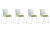 Picture of Test No Order - SOLACE Stackable Dining/Visitor Chair (Green) -  4 Chairs in 1 Carton