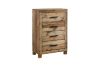 Picture of Test No Order - ROLAND Tallboy 4-Drawers (Natural)