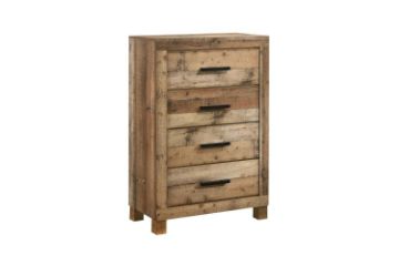 Picture of Test No Order - ROLAND Tallboy 4-Drawers (Natural)