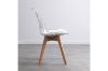 Picture of Test No Order - EFRON Dining Chair with White  Cushion (Clear)