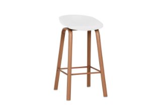 Picture of Test No Order - PURCH 75 Barstool Metal Leg (White)  - Single