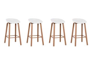 Picture of Test No Order - PURCH 75 Barstool Metal Leg (White)  - 4 Chairs in 1 Carton