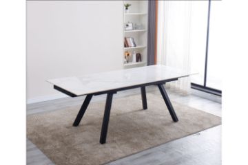 Picture of Test No Order - DALTON 1.6M-2.2M Extension Dining Table (Ceramic Top)  