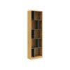 Picture of Test No Order - COLIN 60x30x210 Wall System Solution Bookshelf (Oak and Grey) 