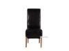 Picture of Test No Order - RIVERLAND Upholstery Dining Chair in Black (Solid Oak)