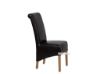 Picture of Test No Order - RIVERLAND Upholstery Dining Chair in Black (Solid Oak)