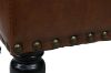 Picture of Test No Order - ROUX Faux Leather Storage Ottoman (Brown)