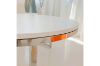 Picture of Test No Order - LUIS Marble Table Top Nesting Table (Silver/White)