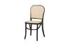 Picture of Test No Order - SYDNEE Solid Beech Rattan Back and Seat Dining Chair (Black)