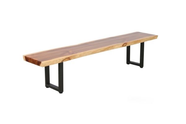 Picture of Test No Order - TASMAN Solid NZ Pine Wood 1.6M/1.8M/2.0M/2.2M/2.4M Bench (Live Edge)