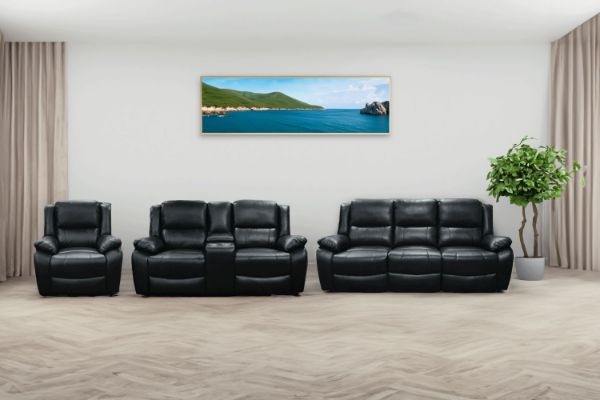 Picture of Test No Order - ALTO Air Leather Reclining Sofa Range (Cup Holder & Storage)